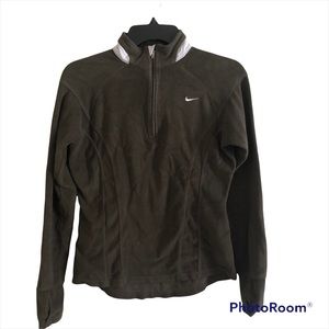 Nike Olive Green Active Sweater - S